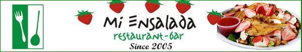 Mi ensalada restaurant banner